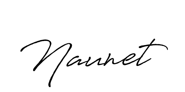 How to make Naunet signature? Antro_Vectra_Bolder is a professional autograph style. Create handwritten signature for Naunet name. Naunet signature style 7 images and pictures png