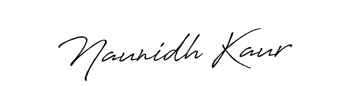 Make a beautiful signature design for name Naunidh Kaur. Use this online signature maker to create a handwritten signature for free. Naunidh Kaur signature style 7 images and pictures png