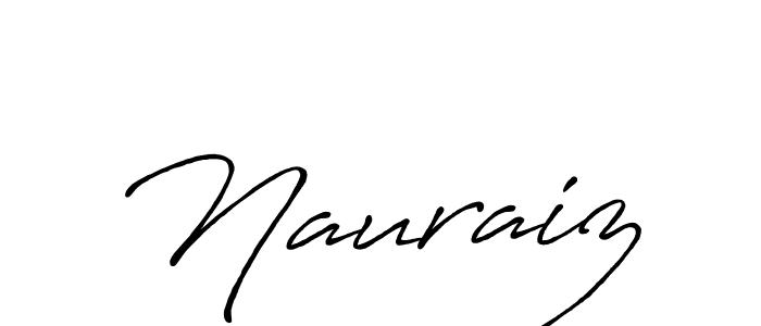 Similarly Antro_Vectra_Bolder is the best handwritten signature design. Signature creator online .You can use it as an online autograph creator for name Nauraiz. Nauraiz signature style 7 images and pictures png