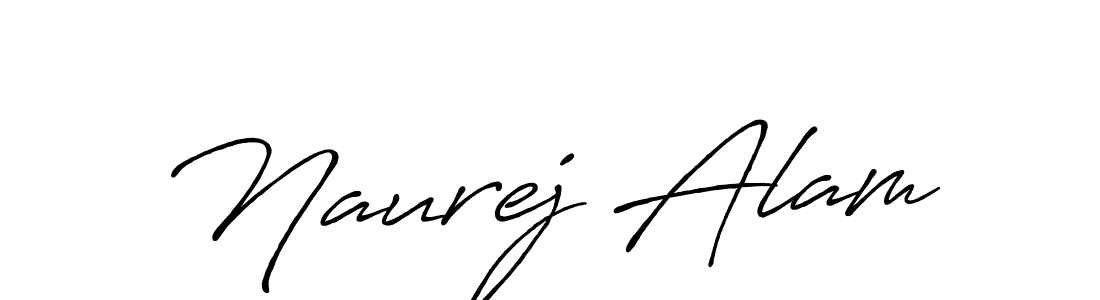 Use a signature maker to create a handwritten signature online. With this signature software, you can design (Antro_Vectra_Bolder) your own signature for name Naurej Alam. Naurej Alam signature style 7 images and pictures png