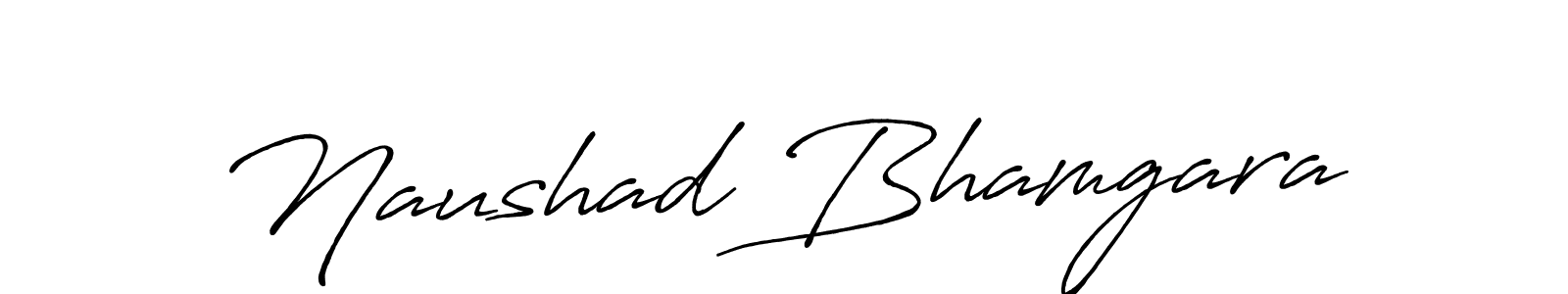 It looks lik you need a new signature style for name Naushad Bhamgara. Design unique handwritten (Antro_Vectra_Bolder) signature with our free signature maker in just a few clicks. Naushad Bhamgara signature style 7 images and pictures png