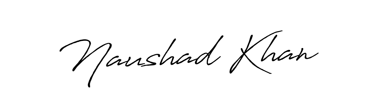 Also You can easily find your signature by using the search form. We will create Naushad Khan name handwritten signature images for you free of cost using Antro_Vectra_Bolder sign style. Naushad Khan signature style 7 images and pictures png