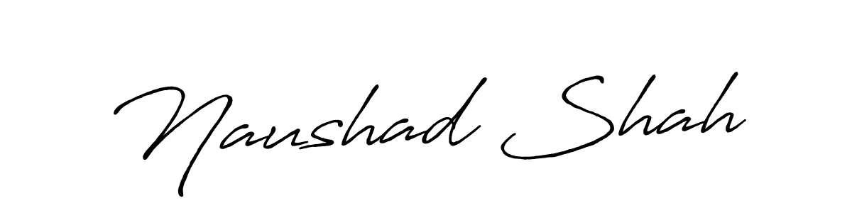 Make a beautiful signature design for name Naushad Shah. Use this online signature maker to create a handwritten signature for free. Naushad Shah signature style 7 images and pictures png