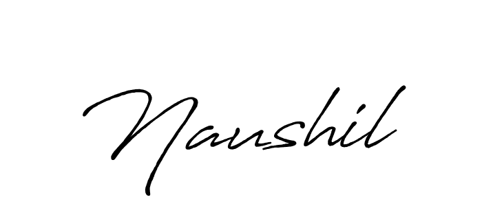 This is the best signature style for the Naushil name. Also you like these signature font (Antro_Vectra_Bolder). Mix name signature. Naushil signature style 7 images and pictures png