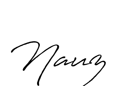Here are the top 10 professional signature styles for the name Nauz. These are the best autograph styles you can use for your name. Nauz signature style 7 images and pictures png