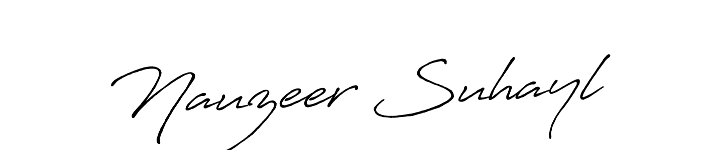 See photos of Nauzeer Suhayl official signature by Spectra . Check more albums & portfolios. Read reviews & check more about Antro_Vectra_Bolder font. Nauzeer Suhayl signature style 7 images and pictures png