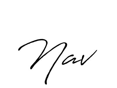 Make a beautiful signature design for name Nav . Use this online signature maker to create a handwritten signature for free. Nav  signature style 7 images and pictures png