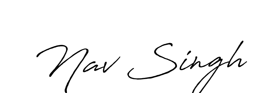 The best way (Antro_Vectra_Bolder) to make a short signature is to pick only two or three words in your name. The name Nav Singh include a total of six letters. For converting this name. Nav Singh signature style 7 images and pictures png