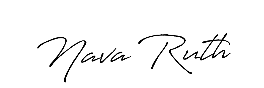 Make a beautiful signature design for name Nava Ruth. Use this online signature maker to create a handwritten signature for free. Nava Ruth signature style 7 images and pictures png