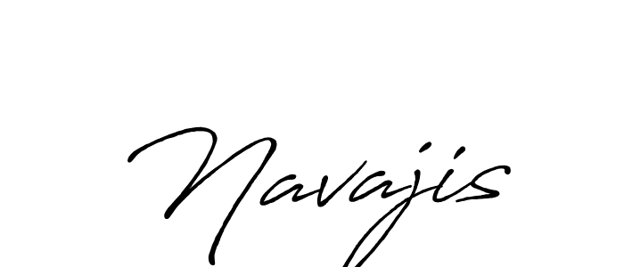 How to make Navajis name signature. Use Antro_Vectra_Bolder style for creating short signs online. This is the latest handwritten sign. Navajis signature style 7 images and pictures png