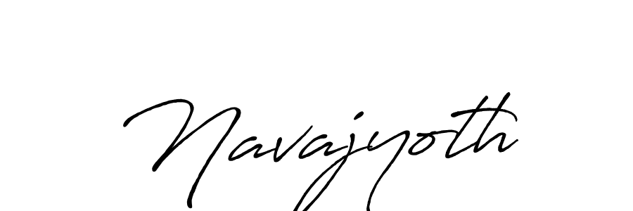 Make a beautiful signature design for name Navajyoth. With this signature (Antro_Vectra_Bolder) style, you can create a handwritten signature for free. Navajyoth signature style 7 images and pictures png