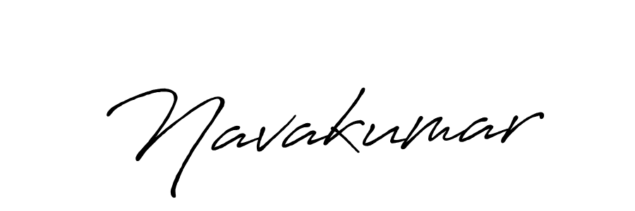 Make a beautiful signature design for name Navakumar. With this signature (Antro_Vectra_Bolder) style, you can create a handwritten signature for free. Navakumar signature style 7 images and pictures png
