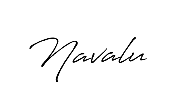 Design your own signature with our free online signature maker. With this signature software, you can create a handwritten (Antro_Vectra_Bolder) signature for name Navalu. Navalu signature style 7 images and pictures png