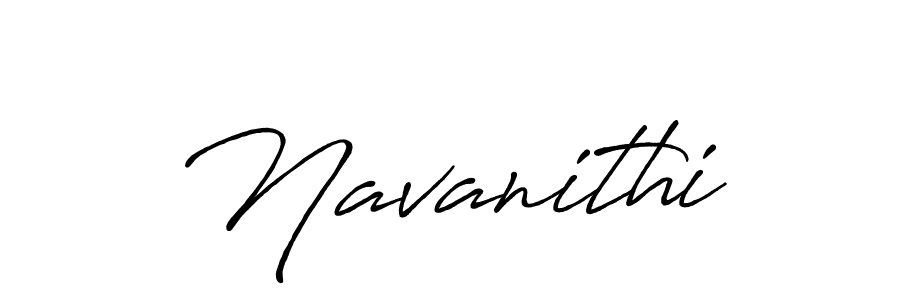 Create a beautiful signature design for name Navanithi. With this signature (Antro_Vectra_Bolder) fonts, you can make a handwritten signature for free. Navanithi signature style 7 images and pictures png