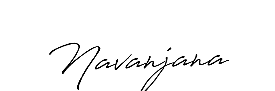 How to make Navanjana name signature. Use Antro_Vectra_Bolder style for creating short signs online. This is the latest handwritten sign. Navanjana signature style 7 images and pictures png