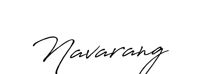 Similarly Antro_Vectra_Bolder is the best handwritten signature design. Signature creator online .You can use it as an online autograph creator for name Navarang. Navarang signature style 7 images and pictures png