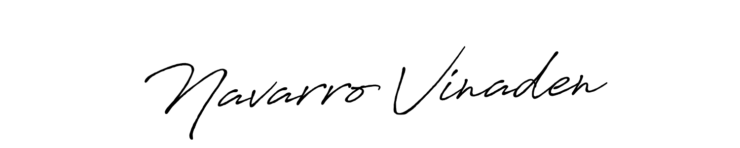 It looks lik you need a new signature style for name Navarro Vinaden. Design unique handwritten (Antro_Vectra_Bolder) signature with our free signature maker in just a few clicks. Navarro Vinaden signature style 7 images and pictures png