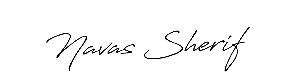 Make a beautiful signature design for name Navas Sherif. Use this online signature maker to create a handwritten signature for free. Navas Sherif signature style 7 images and pictures png