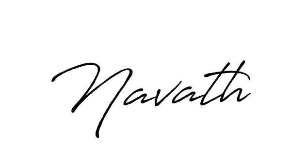 Use a signature maker to create a handwritten signature online. With this signature software, you can design (Antro_Vectra_Bolder) your own signature for name Navath. Navath signature style 7 images and pictures png