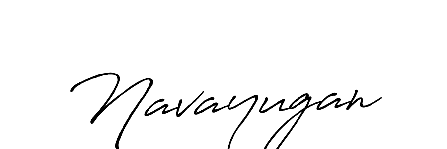 Use a signature maker to create a handwritten signature online. With this signature software, you can design (Antro_Vectra_Bolder) your own signature for name Navayugan. Navayugan signature style 7 images and pictures png