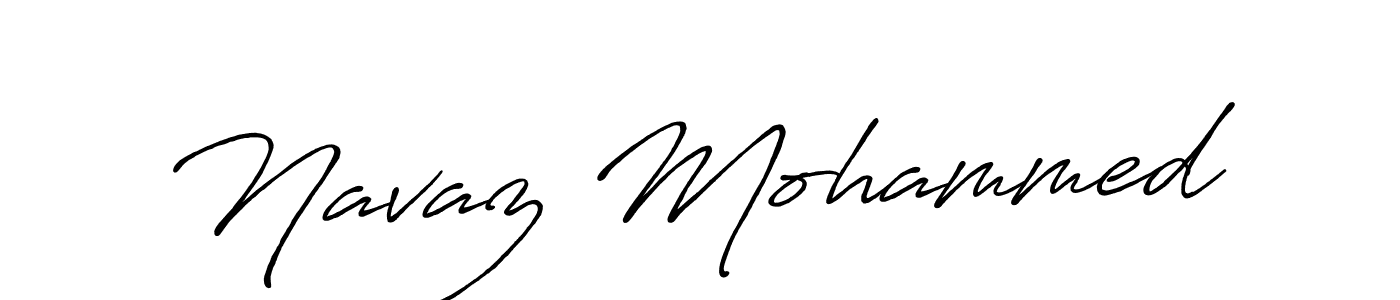 Also we have Navaz Mohammed name is the best signature style. Create professional handwritten signature collection using Antro_Vectra_Bolder autograph style. Navaz Mohammed signature style 7 images and pictures png