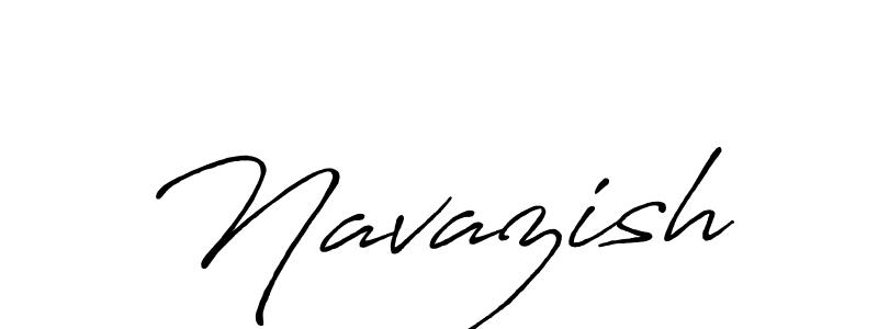 Navazish stylish signature style. Best Handwritten Sign (Antro_Vectra_Bolder) for my name. Handwritten Signature Collection Ideas for my name Navazish. Navazish signature style 7 images and pictures png