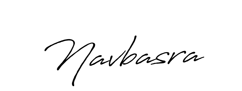 Make a beautiful signature design for name Navbasra. With this signature (Antro_Vectra_Bolder) style, you can create a handwritten signature for free. Navbasra signature style 7 images and pictures png
