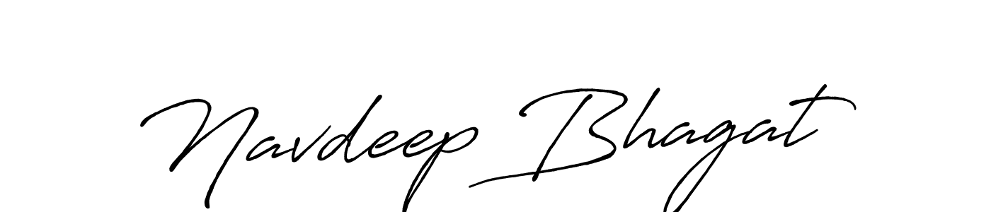 Use a signature maker to create a handwritten signature online. With this signature software, you can design (Antro_Vectra_Bolder) your own signature for name Navdeep Bhagat. Navdeep Bhagat signature style 7 images and pictures png