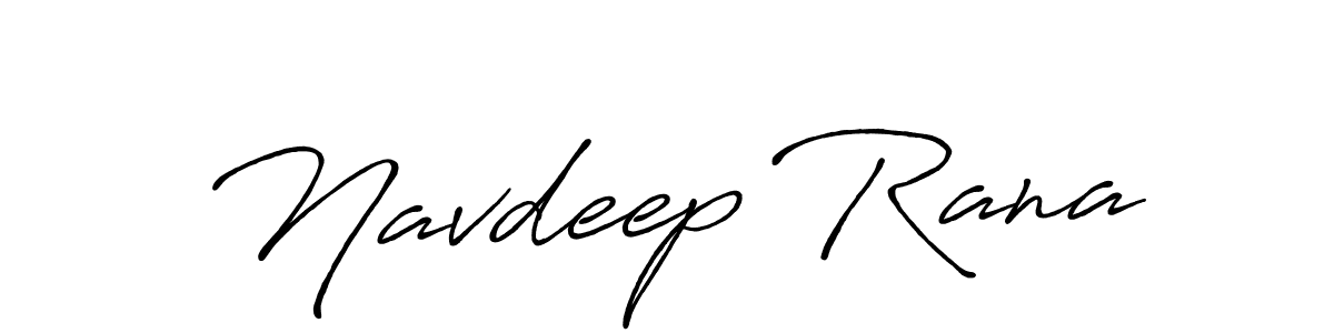 Navdeep Rana stylish signature style. Best Handwritten Sign (Antro_Vectra_Bolder) for my name. Handwritten Signature Collection Ideas for my name Navdeep Rana. Navdeep Rana signature style 7 images and pictures png
