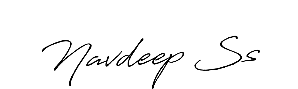 Navdeep Ss stylish signature style. Best Handwritten Sign (Antro_Vectra_Bolder) for my name. Handwritten Signature Collection Ideas for my name Navdeep Ss. Navdeep Ss signature style 7 images and pictures png