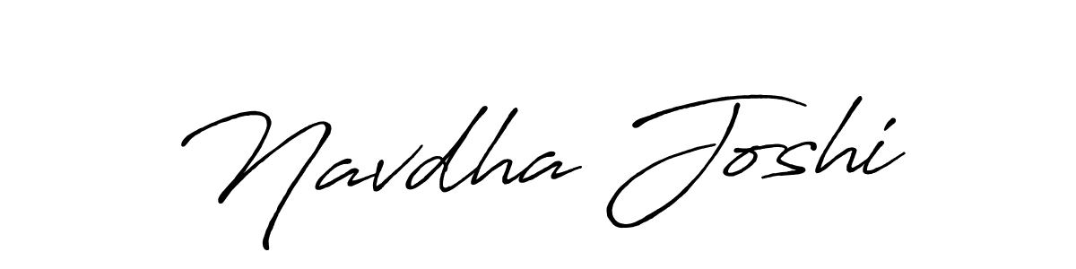 Once you've used our free online signature maker to create your best signature Antro_Vectra_Bolder style, it's time to enjoy all of the benefits that Navdha Joshi name signing documents. Navdha Joshi signature style 7 images and pictures png