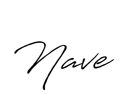 Make a beautiful signature design for name Nave. With this signature (Antro_Vectra_Bolder) style, you can create a handwritten signature for free. Nave signature style 7 images and pictures png