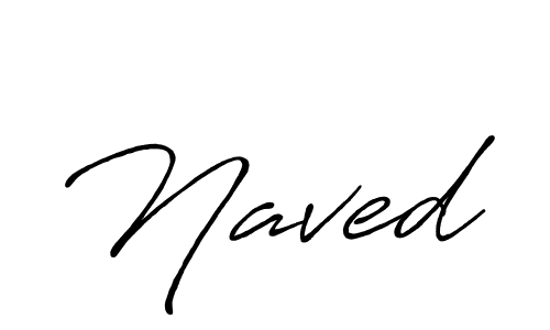 How to make Naved signature? Antro_Vectra_Bolder is a professional autograph style. Create handwritten signature for Naved name. Naved signature style 7 images and pictures png