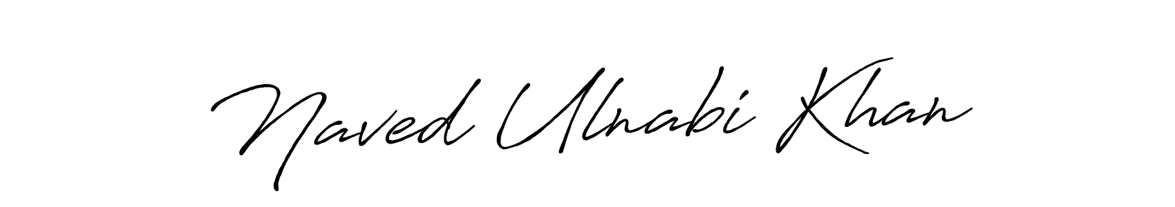Use a signature maker to create a handwritten signature online. With this signature software, you can design (Antro_Vectra_Bolder) your own signature for name Naved Ulnabi Khan. Naved Ulnabi Khan signature style 7 images and pictures png