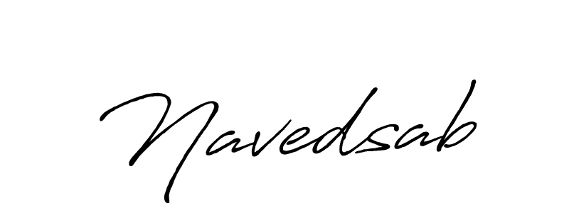How to make Navedsab signature? Antro_Vectra_Bolder is a professional autograph style. Create handwritten signature for Navedsab name. Navedsab signature style 7 images and pictures png