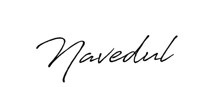 Also we have Navedul name is the best signature style. Create professional handwritten signature collection using Antro_Vectra_Bolder autograph style. Navedul signature style 7 images and pictures png