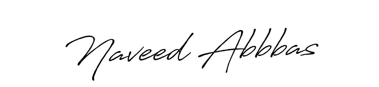 Similarly Antro_Vectra_Bolder is the best handwritten signature design. Signature creator online .You can use it as an online autograph creator for name Naveed Abbbas. Naveed Abbbas signature style 7 images and pictures png