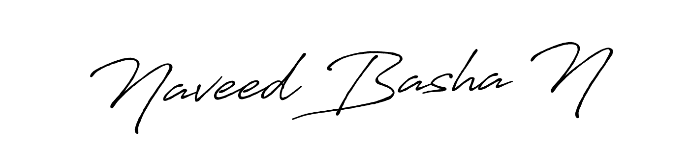 Antro_Vectra_Bolder is a professional signature style that is perfect for those who want to add a touch of class to their signature. It is also a great choice for those who want to make their signature more unique. Get Naveed Basha N name to fancy signature for free. Naveed Basha N signature style 7 images and pictures png