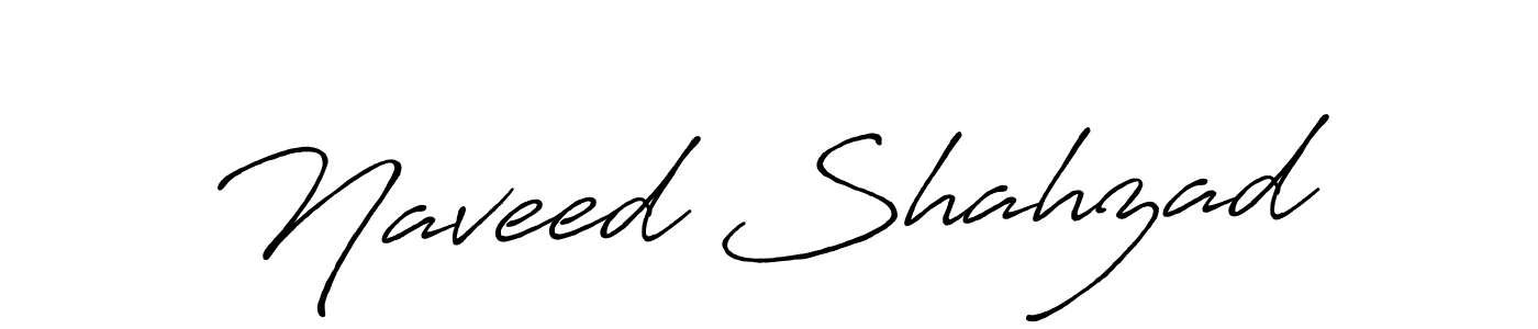 Use a signature maker to create a handwritten signature online. With this signature software, you can design (Antro_Vectra_Bolder) your own signature for name Naveed Shahzad. Naveed Shahzad signature style 7 images and pictures png