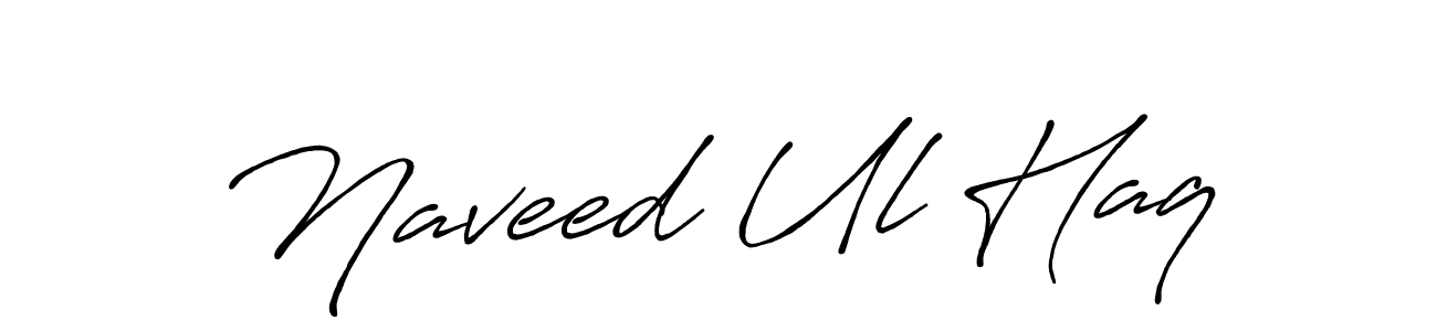 Also You can easily find your signature by using the search form. We will create Naveed Ul Haq name handwritten signature images for you free of cost using Antro_Vectra_Bolder sign style. Naveed Ul Haq signature style 7 images and pictures png