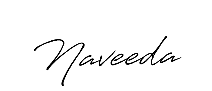 Naveeda stylish signature style. Best Handwritten Sign (Antro_Vectra_Bolder) for my name. Handwritten Signature Collection Ideas for my name Naveeda. Naveeda signature style 7 images and pictures png