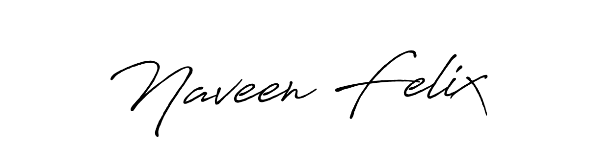 The best way (Antro_Vectra_Bolder) to make a short signature is to pick only two or three words in your name. The name Naveen Felix include a total of six letters. For converting this name. Naveen Felix signature style 7 images and pictures png