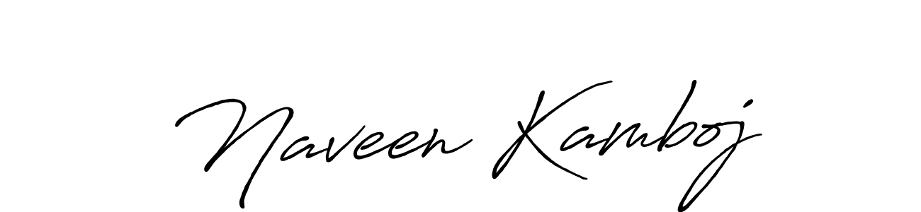 It looks lik you need a new signature style for name Naveen Kamboj. Design unique handwritten (Antro_Vectra_Bolder) signature with our free signature maker in just a few clicks. Naveen Kamboj signature style 7 images and pictures png