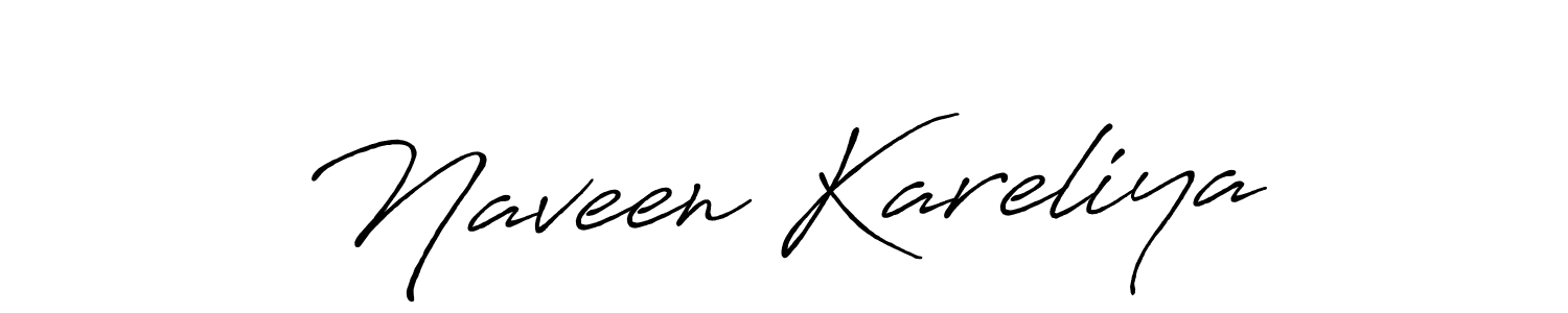 Use a signature maker to create a handwritten signature online. With this signature software, you can design (Antro_Vectra_Bolder) your own signature for name Naveen Kareliya. Naveen Kareliya signature style 7 images and pictures png