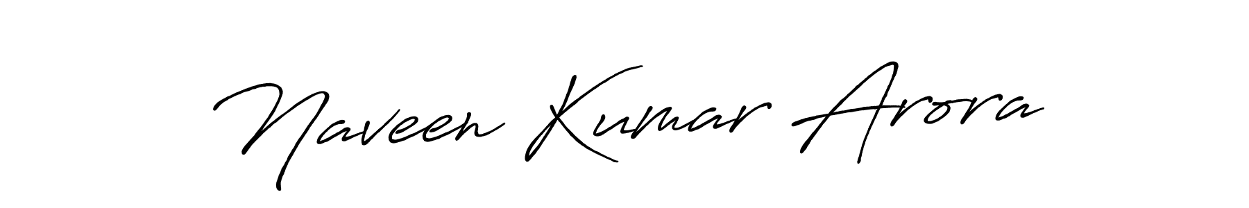 How to make Naveen Kumar Arora name signature. Use Antro_Vectra_Bolder style for creating short signs online. This is the latest handwritten sign. Naveen Kumar Arora signature style 7 images and pictures png