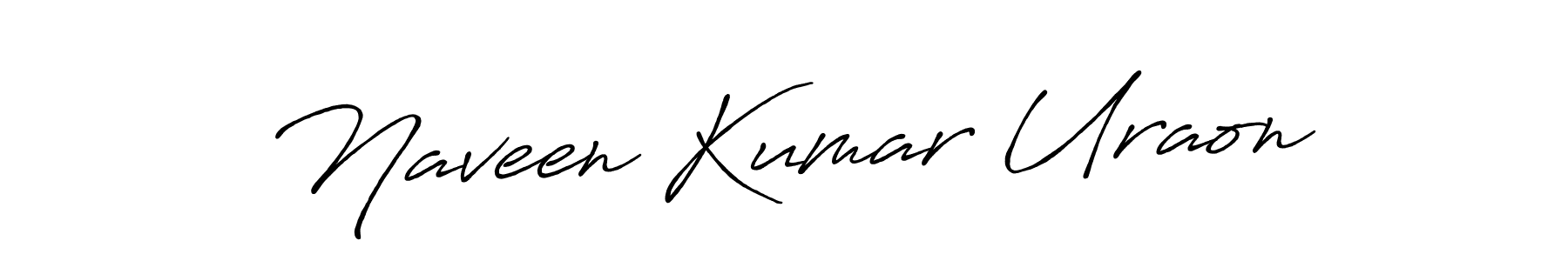 Make a beautiful signature design for name Naveen Kumar Uraon. With this signature (Antro_Vectra_Bolder) style, you can create a handwritten signature for free. Naveen Kumar Uraon signature style 7 images and pictures png