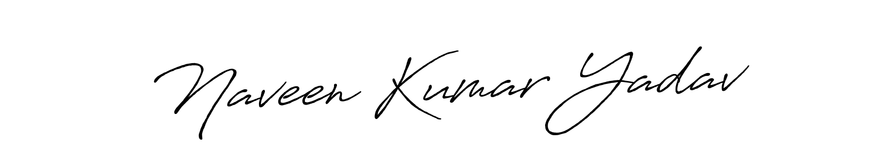 Use a signature maker to create a handwritten signature online. With this signature software, you can design (Antro_Vectra_Bolder) your own signature for name Naveen Kumar Yadav. Naveen Kumar Yadav signature style 7 images and pictures png
