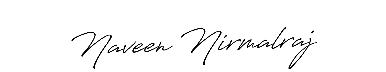 Make a beautiful signature design for name Naveen Nirmalraj. With this signature (Antro_Vectra_Bolder) style, you can create a handwritten signature for free. Naveen Nirmalraj signature style 7 images and pictures png