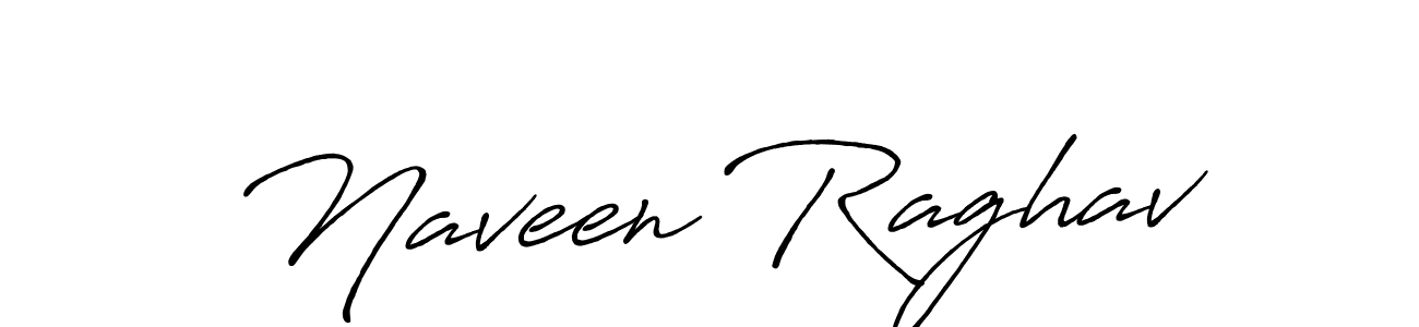 Create a beautiful signature design for name Naveen Raghav. With this signature (Antro_Vectra_Bolder) fonts, you can make a handwritten signature for free. Naveen Raghav signature style 7 images and pictures png