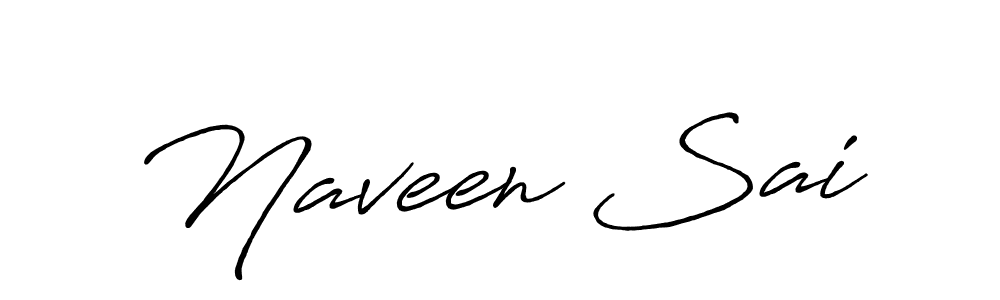 Also we have Naveen Sai name is the best signature style. Create professional handwritten signature collection using Antro_Vectra_Bolder autograph style. Naveen Sai signature style 7 images and pictures png